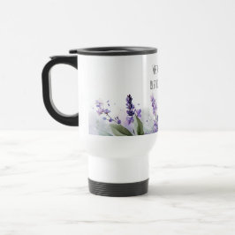 ラベンダーの花の先生への感謝の気持ち トラベルマグ