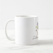 ラベンダーの花の弓 コーヒーマグカップ (左)