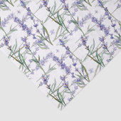 ラベンダーの花の植物の水彩画の芸術の青の薄紫 薄葉紙 (詳細)