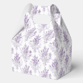 ラベンダーの花の美しいウェディング フェイバーボックス
