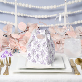 ラベンダーの花の美しいウェディング フェイバーボックス