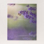 ラベンダーの花の自然写真 ジグソーパズル (縦)