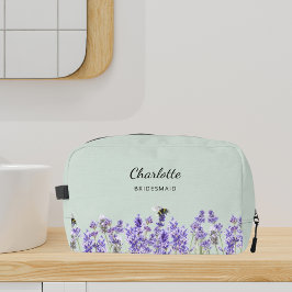 ラベンダーの花セージ緑の花嫁メイド ドップキット