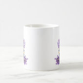 ラベンダーの花マグカップ コーヒーマグカップ (中央)
