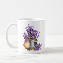 ラベンダーの花マグカップ コーヒーマグカップ