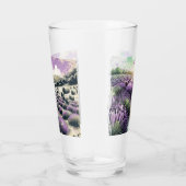 ラベンダーの花咲く静謐なマグカップ タンブラーグラス (右)