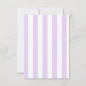 ラベンダーの花園シャワー招待状 招待状 (裏面)