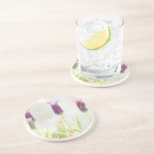 ラベンダーの花 コースター (側面)