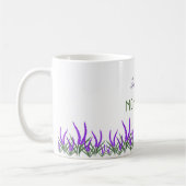 ラベンダーの花 コーヒーマグカップ (左)