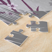 ラベンダーの花 ジグソーパズル (側面)