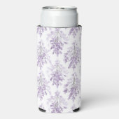 ラベンダーの花 スリム缶クーラー (Seltzer裏面)