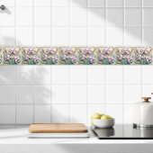 ラベンダーの花 タイル