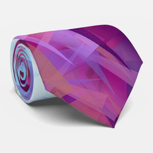 ラベンダーの花 ネクタイ (ロール)