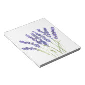 ラベンダーの花 ノートパッド (アングル)