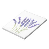 ラベンダーの花 ノートパッド (回転)