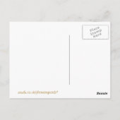 ラベンダーの花 ポストカード (裏面)