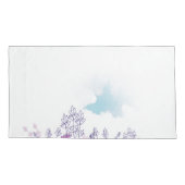 ラベンダーの花 枕カバー (裏面)
