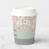 ラベンダーの花 紙コップ (左)