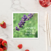 ラベンダーの茎、ブライダルシャワー紙ナプキンス スタンダードカクテルナプキン (インサイチュ)