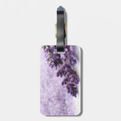 ラベンダーの荷物のラベル ラゲッジタグ (裏面縦)