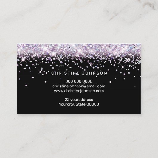 ラベンダーの蓮 名刺 (裏面)