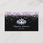 ラベンダーの蓮 名刺 (正面)