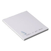 ラベンダーの蝶の夢 ノートパッド (アングル)