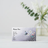 ラベンダーの蝶 名刺 (スタンド正面)