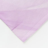 ラベンダーの螺線形-フリースブランケット フリースブランケット (角)