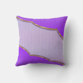 ラベンダーの装飾用クッション クッション (裏面)