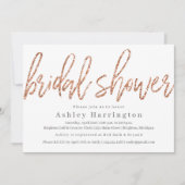 ラベンダーの輝きを帯びたウェディングシャワーの招待状 招待状 (正面)