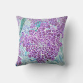 ラベンダーの青の装飾用クッション クッション (裏面)