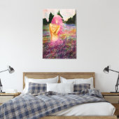 ラベンダーの香りのキャンバスプリント - 絵画 キャンバスプリント (インサイチュ (寝室))