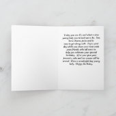 ラベンダーの12歳の女の子のための誕生日 カード (内部)