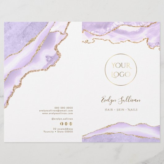 ラベンダーのagateサービスメニュー (正面)