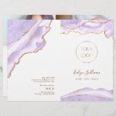 ラベンダーのagateサービスメニュー (正面/裏面)