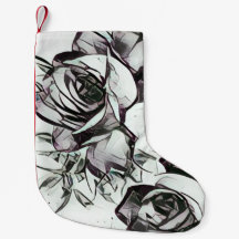 ラベンダーのTouchの上品な白黒のバラ