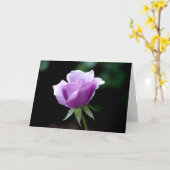 ラベンダーは上がりました カード (黄色い花)