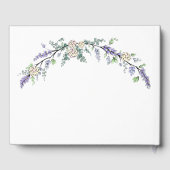 ラベンダーアイボリーバラ及びユーカリ ゲストブック (裏面)