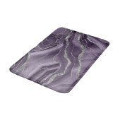 ラベンダーアガテシルバーグリッターグラム#1 バスマット (アングル)