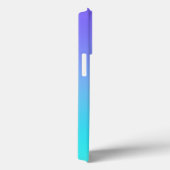 ラベンダーアクアティール(緑がかった色)勾配 Case-Mate iPhoneケース (裏面 / 右)