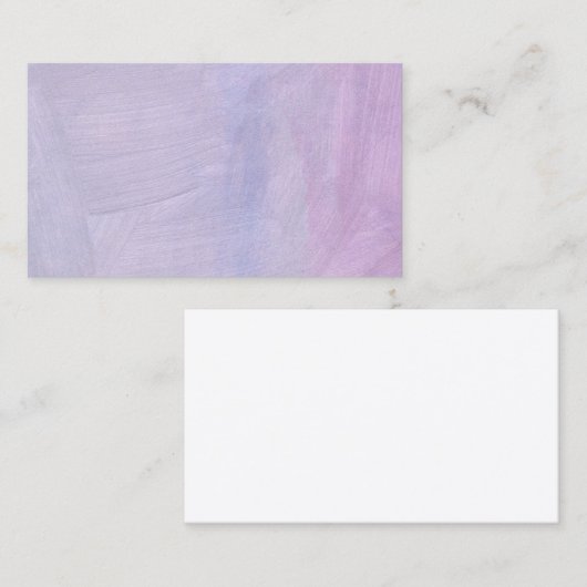 ラベンダーアクリル 名刺 (正面/裏面)