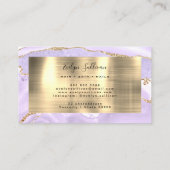 ラベンダーアゲイト名刺 名刺 (裏面)