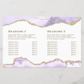 ラベンダーアゲイト2折パンフレット (裏面)