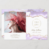 ラベンダーアゲイト2折パンフレット (正面/裏面)