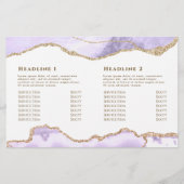 ラベンダーアゲイト2折パンフレット (裏面)