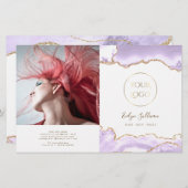 ラベンダーアゲイト2折パンフレット (正面/裏面)