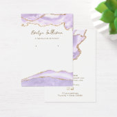 ラベンダーアゲートジュエリー表示カード (デスク)