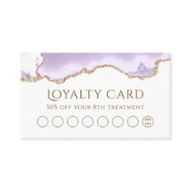 ラベンダーアゲートロイヤリティカード