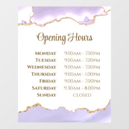 ラベンダーアゲート開館時間ウィンドウにしがみつく ウィンドウサイン